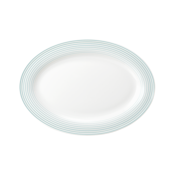Platte oval 25 cm Blues Arktisblau 57717