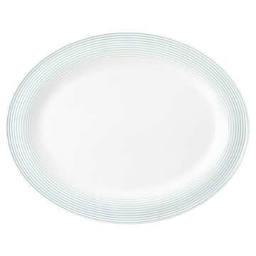 Platte oval 35 cm Blues Arktisblau 57717