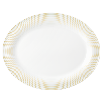 Platte oval 35 cm Blues Sandbeige 57719