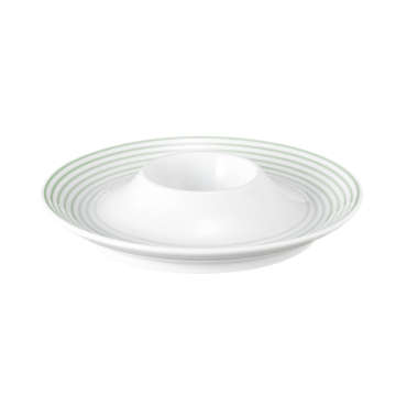 Eierbecher mit Ablage (glatt) Blues Salbeigrün 57720