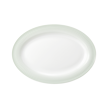 Platte oval 25 cm Blues Salbeigrün 57720