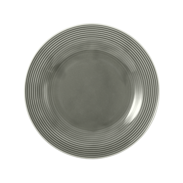 Frühstücksteller rund 23 cm Beat Perlgrau uni