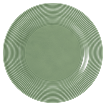 Speiseteller rund 27,5 cm Beat Salbeigrün uni