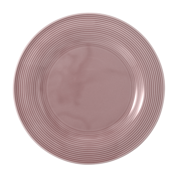 Speiseteller rund 27,5 cm Beat Altrosa uni