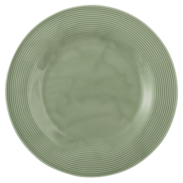 Teller flach 30 cm Beat Salbeigrün uni