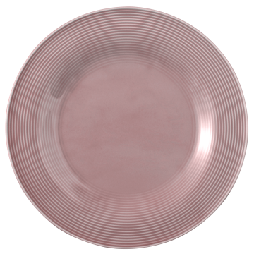 Teller flach 30 cm Beat Altrosa uni