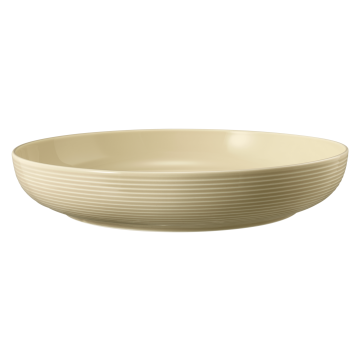 Foodbowl 28 cm Beat Sandbeige uni