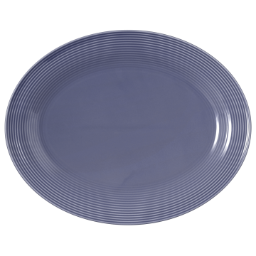 Servierplatte oval 35x28 cm Beat Fliederblau uni