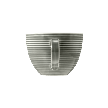 Kaffeeobertasse 0,26 l mit Relief Beat Perlgrau uni