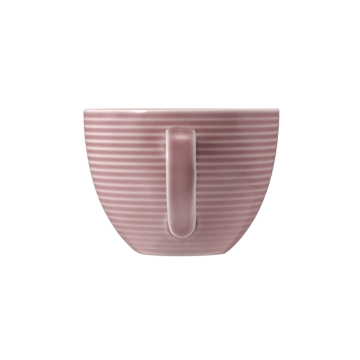 Kaffeeobertasse 0,26 l mit Relief Beat Altrosa uni