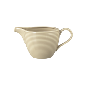 Milchkännchen 0,29 l mit Relief Beat Sandbeige uni