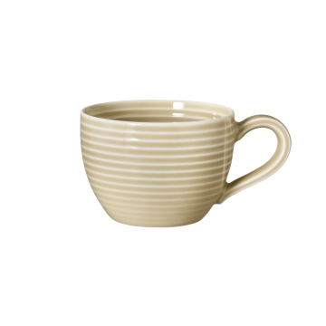 Espressoobertasse 0,11 l mit Relief Beat Sandbeige uni