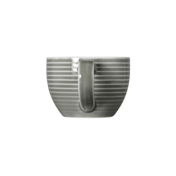 Espressoobertasse 0,11 l mit Relief Beat Perlgrau uni