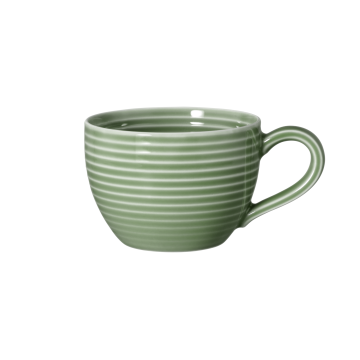 Espressoobertasse 0,11 l mit Relief Beat Salbeigrün uni