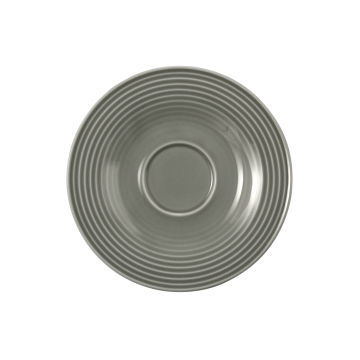 Kombi-Untertasse klein 13,5 cm Beat Perlgrau uni