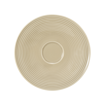 Kombi-Untertasse groß 16,5 cm Beat Sandbeige uni