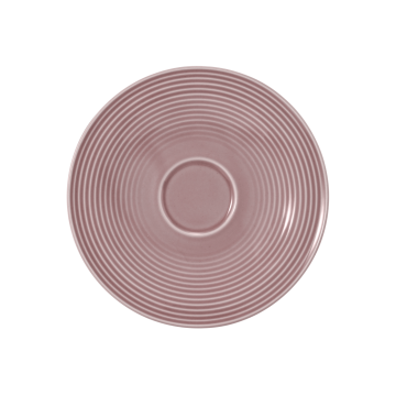 Kombi-Untertasse groß 16,5 cm Beat Altrosa uni