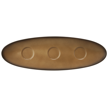 Setplatte 44 cm Coup Fine Dining caramel 57125