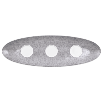 Setplatte 44 cm Coup Fine Dining grau 57272