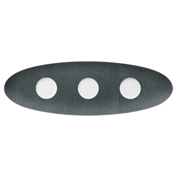 Setplatte 44 cm Coup Fine Dining anthrazit 57273