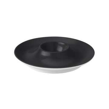 Eierbecher mit Ablage Coup Fine Dining schwarz 57350