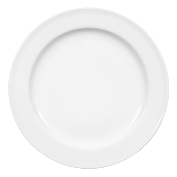 Teller flach 23 cm (1/2 Dick) Gleichgewichtig uni 3