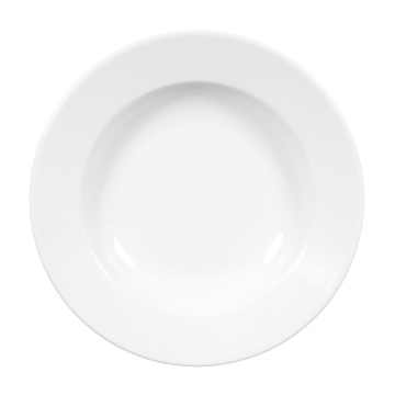 Teller tief 23 cm (1/2 Dick) Gleichgewichtig uni 3