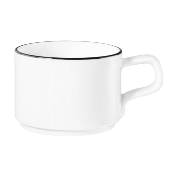 Obere zur Kaffeetasse 0,18 l Good Mood Black Line 10826