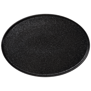 Teller flach oval 36 cm M5398-36x26 Good Mood intense black 10886