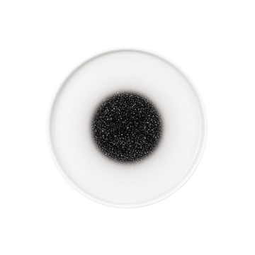 Teller flach rund 21 cm M5397-21 Good Mood intense spotted black 10887