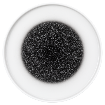 Teller flach rund 28 cm M5397-28 Good Mood intense spotted black 10887