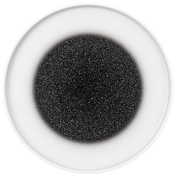 Teller flach rund 30 cm M5397-30 Good Mood intense spotted black 10887