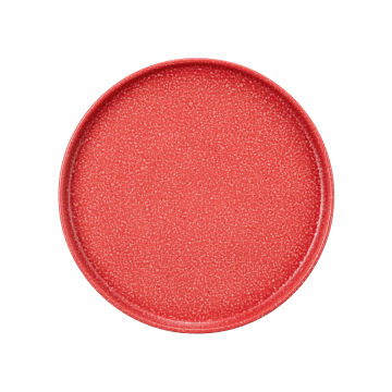 Teller flach rund 21 cm M5397-21 Good Mood intense red 10890