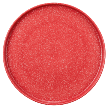 Teller flach rund 28 cm M5397-28 Good Mood intense red 10890