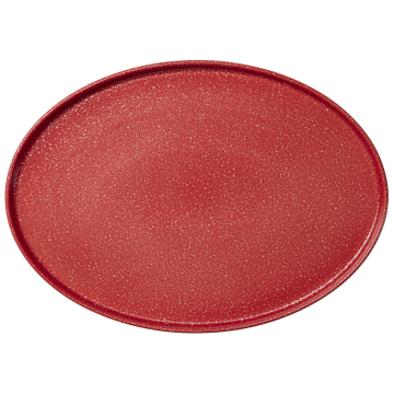 Teller flach oval 36 cm M5398-36x26 Good Mood intense red 10890