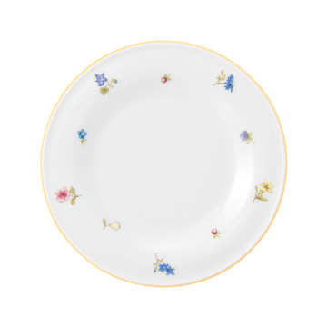 Teller flach 17 cm Community Streublume gelbe Linie 57387