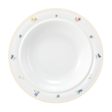 Teller tief 23 cm Community Streublume gelbe Linie 57387