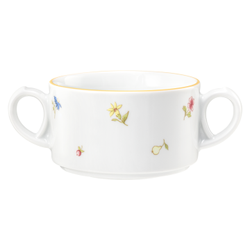 Obere zur Suppentasse 0,30 l Community Streublume gelbe Linie 57387