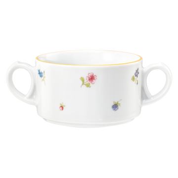 Obere zur Suppentasse 0,30 l Community Streublume gelbe Linie 57387