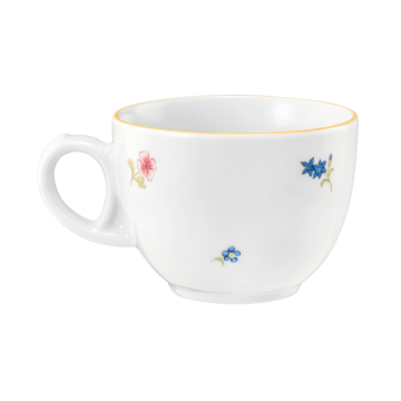 Obere zur Kaffeetasse 0,22 l Tulpe Community Streublume gelbe Linie 57387