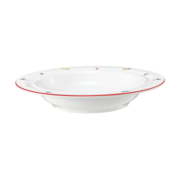 Teller tief 23 cm Community Streublume rote Linie 57388