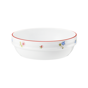 Salats rund 13,5 cm Community Streublume rote Linie 57388