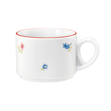 Obere zur Kaffeetasse 0,18 l Community Streublume rote Linie 57388