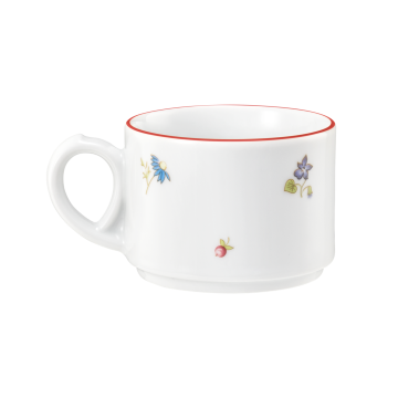 Obere zur Kaffeetasse 0,18 l Community Streublume rote Linie 57388