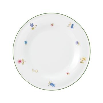 Teller flach 17 cm Community Streublume grüne Linie 57389