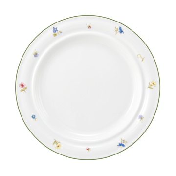 Teller flach 23 cm Fahne Community Streublume grüne Linie 57389