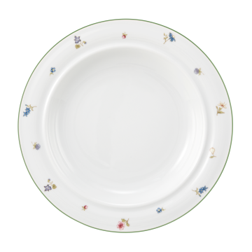 Teller halbtief 25,5 cm Community Streublume grüne Linie 57389