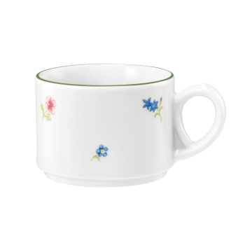Obere zur Kaffeetasse 0,18 l Community Streublume grüne Linie 57389