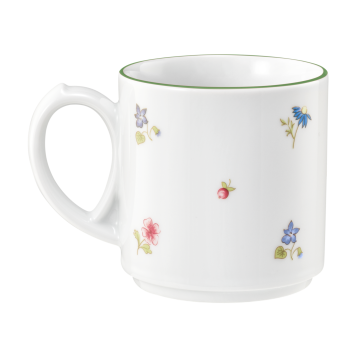 Becher mit Henkel 0,28 l Community Streublume grüne Linie 57389