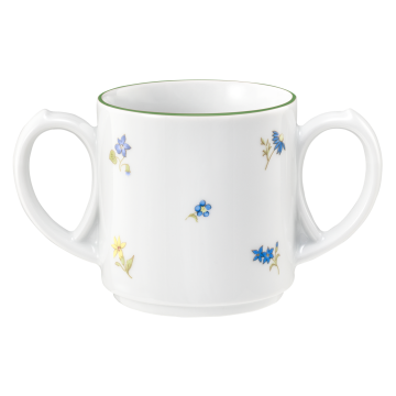 Becher mit 2 Henkel 0,28 l Community Streublume grüne Linie 57389